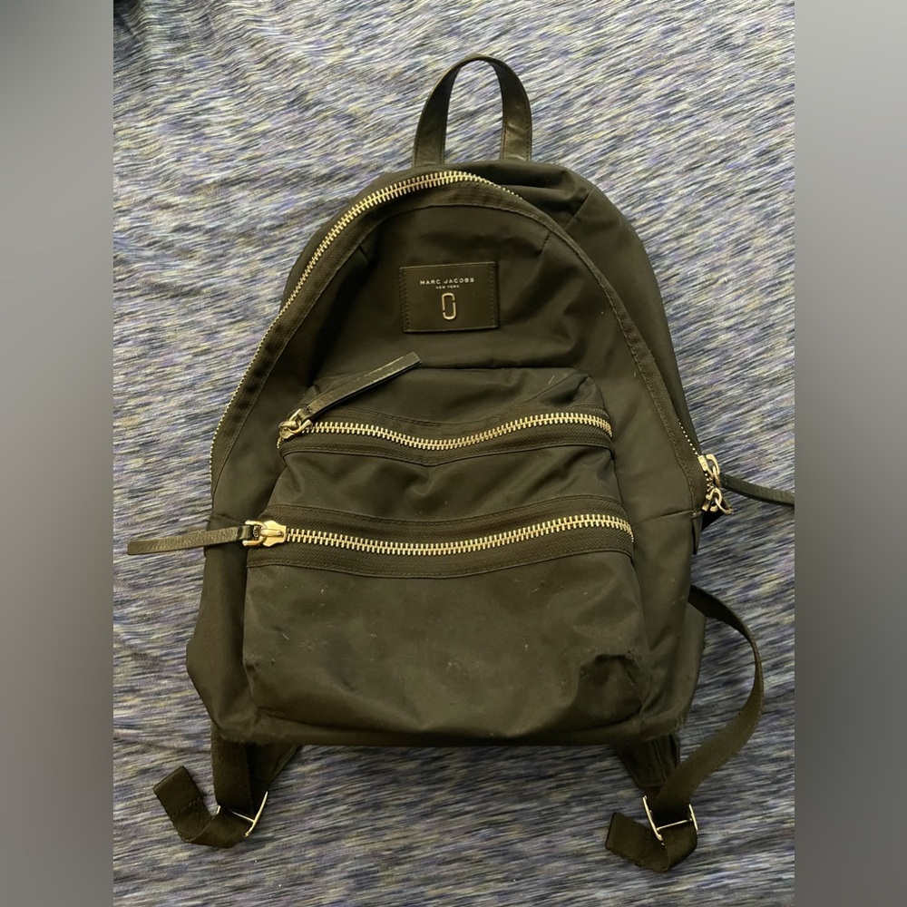 Marc Jacob’s Nylon Biker Nylon Large Backpack, used, black, good condition